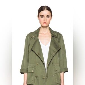 Current/Elliott Infantry Jacket Size 2 (Fits S) | Army Green Utility Jacket